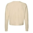 thumbnail image 3 of Women's Natural BYU Cougars Comfort Colors Basketball Cropped Long Sleeve T-Shirt, 3 of 3