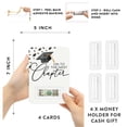 thumbnail image 2 of Koyal Wholesale 4-Pack Graduation Money Cards, On To The Next Chapter, 5x7 Inch, 2 of 3