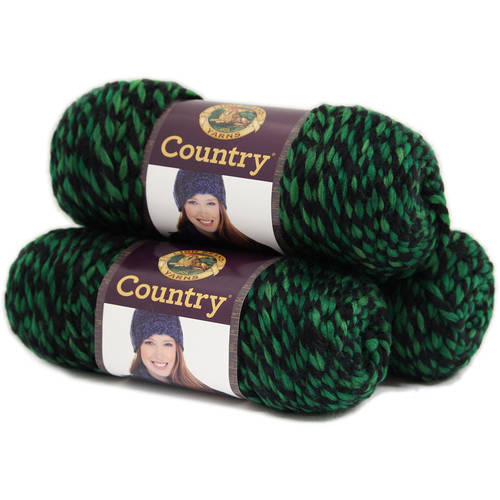 Lion Brand Yarn Country 3Pack 100 Percent Acrylic Roving Yarn