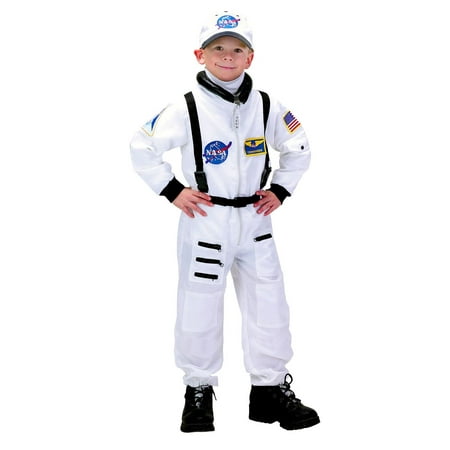 Jr. ASTRONAUT NASA white jumpsuit space suit toddler boys halloween costume 4-6
