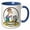 Blue/White, variant on 3drose, Funny Worlds Greatest Garbage Picker Cartoon, 15oz Mug