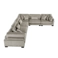 thumbnail image 5 of Lexicon Traverse Corduroy 6-Piece Modular Sectional in Taupe, 5 of 10