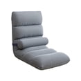 thumbnail image 2 of Flynix Floor Chair with Back Support Apartment Gaming Comfortable Gaming Sofa Chair Gray, 2 of 10
