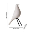 thumbnail image 3 of Resin Ornaments White Eames Bird Resin Figurine Small Decorative Statue for Home Office Desk Table Decor(1Pcs) Rkxzt, 3 of 9
