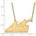 thumbnail image 2 of Solid 14k Yellow Gold University of Evansville Large Pendant with Necklace, 2 of 2