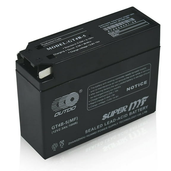 12V AGM Sealed Battery GT4B-5 YT4B-BS for Motorcycle SR400 YJ50R Vino Classic TTR50E TTR90E Suzuki DR-Z70 Scooters Pit Dirt Bike ATV Quad Buggy
