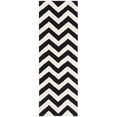 thumbnail image 6 of SAFAVIEH Chatham Jake Geometric Wool Area Rug, Ivory/Black, 3' x 5', 6 of 11