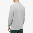 thumbnail image 3 of Carrots By Anwar Carrots Men's Wordmark Quarter Zip Crewneck Sweatshirt (Small, Heather Grey), 3 of 5