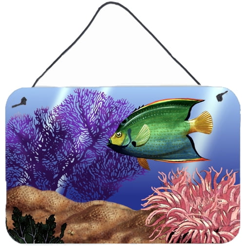 Carolines Treasures PTW2029DS812 Undersea Fantasy 2 Wall or Door Hanging Prints  8x12 multicolor