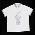 thumbnail image 4 of Camisa de manga corta antigua para restaurante chino unisex L Cola Camisa de chef de manga corta unisex, 4 of 8
