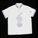 thumbnail image 4 of Ropa de Piezas de Automóvil Cortacésped Jardín Decor L shamjiam Camisa de chef de manga corta unisex, 4 of 8
