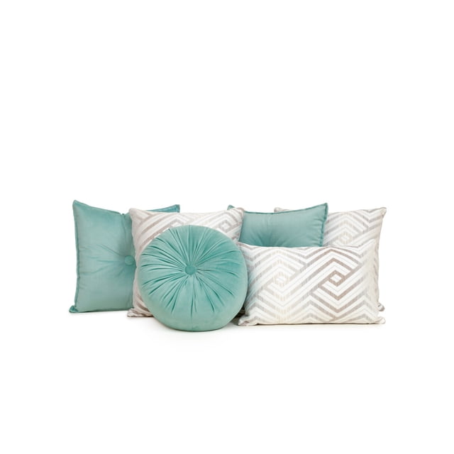 Set de Cojines Decorativos Antonela Set Aqua 3