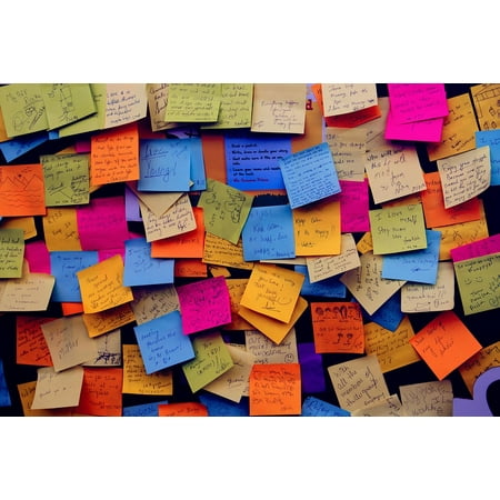Framed Art For Your Wall Post It Notes Notice Board Sticky Notes Note