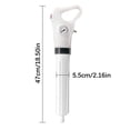 thumbnail image 2 of Professional Air Powered Drain Unclogger With Pressure Meter Toilet Plunger ABS Handle, 2 of 9