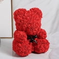 thumbnail image 2 of Pink Bear - Pink Teddy Bear on Every Pink Bear - Perfect Birthday Bear - Clear Gift Box Included! 25cm (Red), 2 of 5