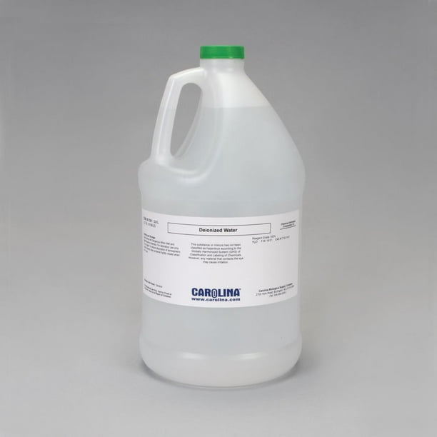 Water, Deionized, Reagent Grade, 3.8 L