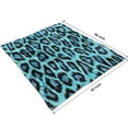 thumbnail image 4 of Leopard Print Flannel Fleece Throw Blanket - Soft & Cozy, Lightweight & Bed Blanket for Room Couch Decor, 50x60 inches, 4 of 5