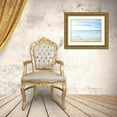 thumbnail image 3 of Frank, Assaf 24x19 Gold Ornate Wood Framed with Double Matting Museum Art Print Titled - Tranquil beach, 3 of 4