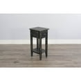 thumbnail image 5 of Sunny Designs Marina Farmhouse Mahogany Wood Chair Side Table in Black Sand, 5 of 6