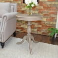 thumbnail image 3 of Carolina Classic Leeann Pedestal Accent Table in Weather Gray, 3 of 3