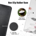 thumbnail image 5 of XXL Extended Mountains Mouse Pad Large Cherry Blossoms Gaming Mouse Mat Rectangle Non-Slip Rubber Base Desk Pads White Japanese Stitched Edges Mousepad (Size:35.4x15.7in), 5 of 6