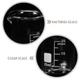 thumbnail image 3 of 6pcs 25ml Glass Beaker Cups for Labs & Science Experiments, 3 of 5