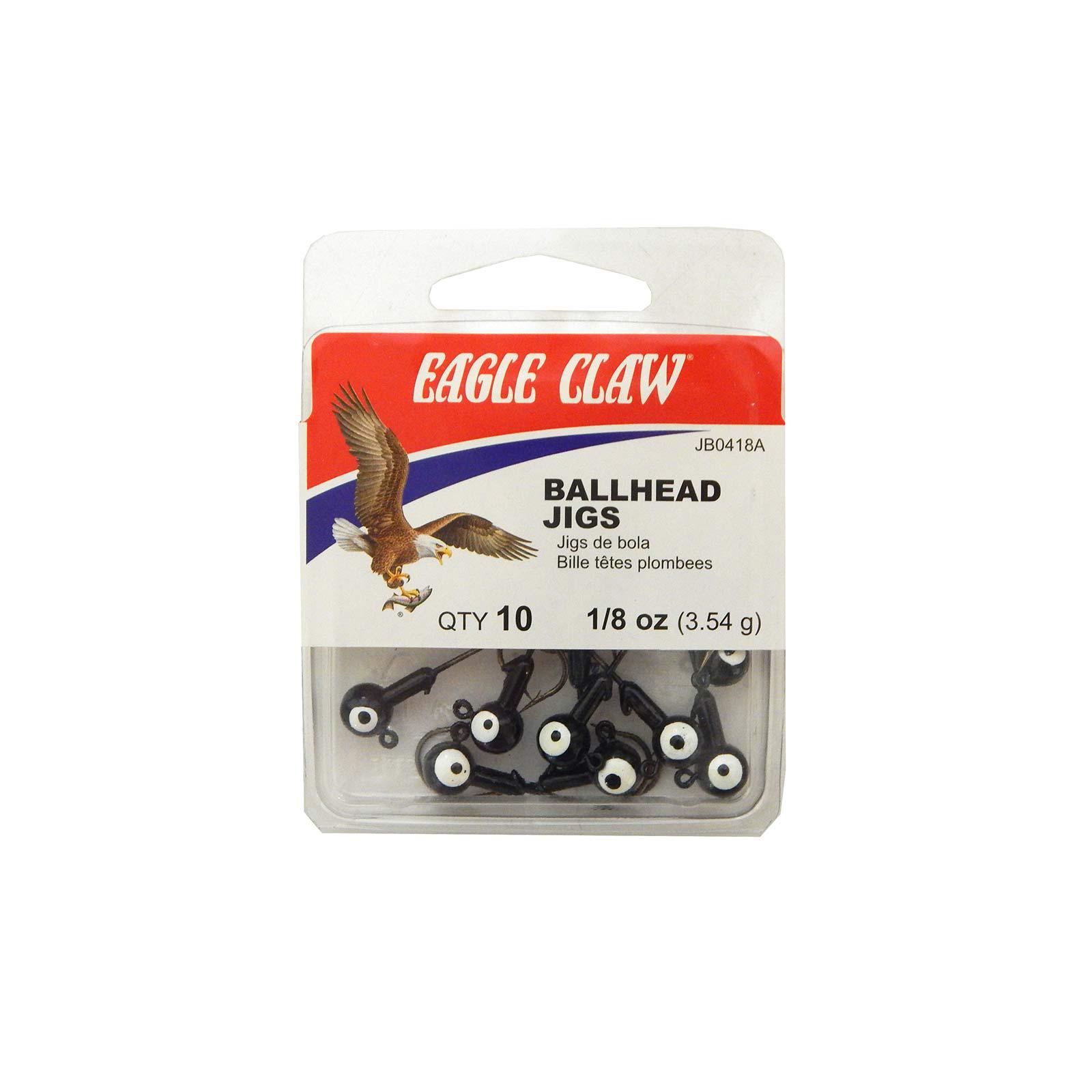 H&H Double Eye Jighead - 1/4 Ounce, 10-Pack, Red