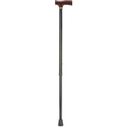 DMI® Adjustable Derby Top Aluminum Folding Walking Cane, 40", Green Ice