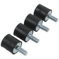 thumbnail image 5 of 4pcs M5 Male Female Anti Vibration Rubber Mounts Isolators 15mm x 15mm, 5 of 5