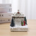 thumbnail image 2 of Snow Village Christmas Houses, LED Xmas Home Decor Collectible Buildings Gift for Kids (without Battery), 2 of 6