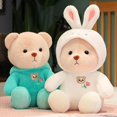 thumbnail image 2 of 25cm Cute Shapeshift Teddy Bear Creative Dinosaur Doll Plush Toy Removable Hat Birthday Gift, 2 of 5