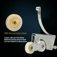 thumbnail image 3 of Stainless Steel Sliding Door Wardrobe Pulley 2PCS Smooth and Quiet Closet Cabinet Furniture Pulley Multiple Applications, 3 of 7