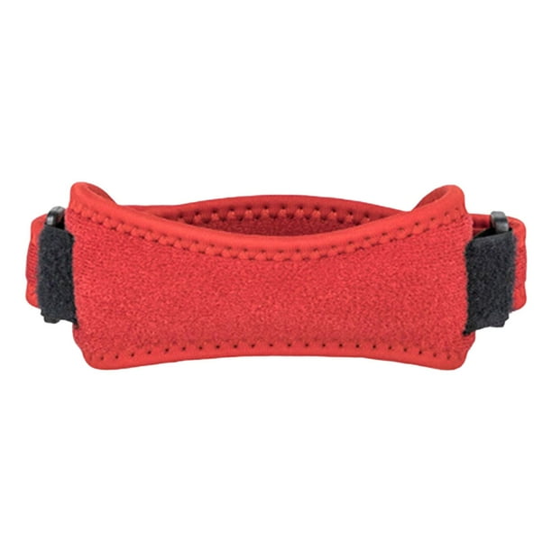 Rodillera de soporte para tendón rotuliano, equipo de protección para voleibol y fútbol. Rojo