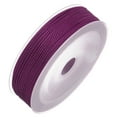 thumbnail image 3 of Unique Bargains Twisted Nylon Twine Thread Beading Cord 1.5mm 20M/65 Feet Extra Strong Braided Nylon String, Dark Magenta, 3 of 6