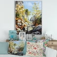 thumbnail image 2 of Designart 'Marble Path In Autumn Mountain' Traditional Framed Canvas Wall Art Print, 2 of 5