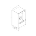 thumbnail image 4 of Refrigerador Maytag MFI2570FEZ de 25 pies cúbicos French Door Acero Inox Antihuella, 4 of 4