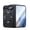 Black, variant on For iPhone Duo Magnetic Case with Built-in Screen Protector Phone Cover