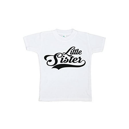 

7 ate 9 Apparel Girl s Little Sister T-Shirt 4T White