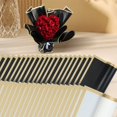 thumbnail image 2 of HLONK Waterproof Flower Wrapping Paper with Gold Edge Large Packaging Paper with Ribbon Flower Wrapping Paper for Gift or DIY, 2 of 8