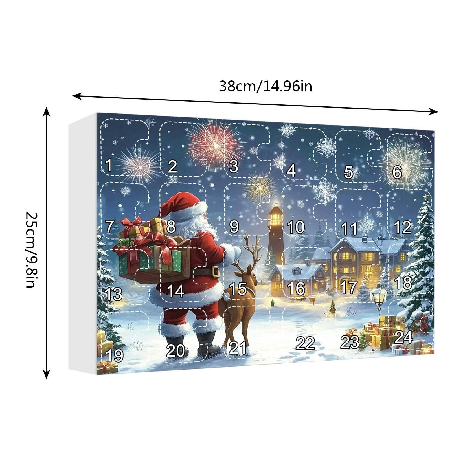 2025 Christmas Advent Calendar with Collectible Gnome Doll – 24 Days Countdown Calendar for Adults and Kids – Holiday Gift Set with Plush Gnome Toys – Xmas Home Decor & Daily Surprise