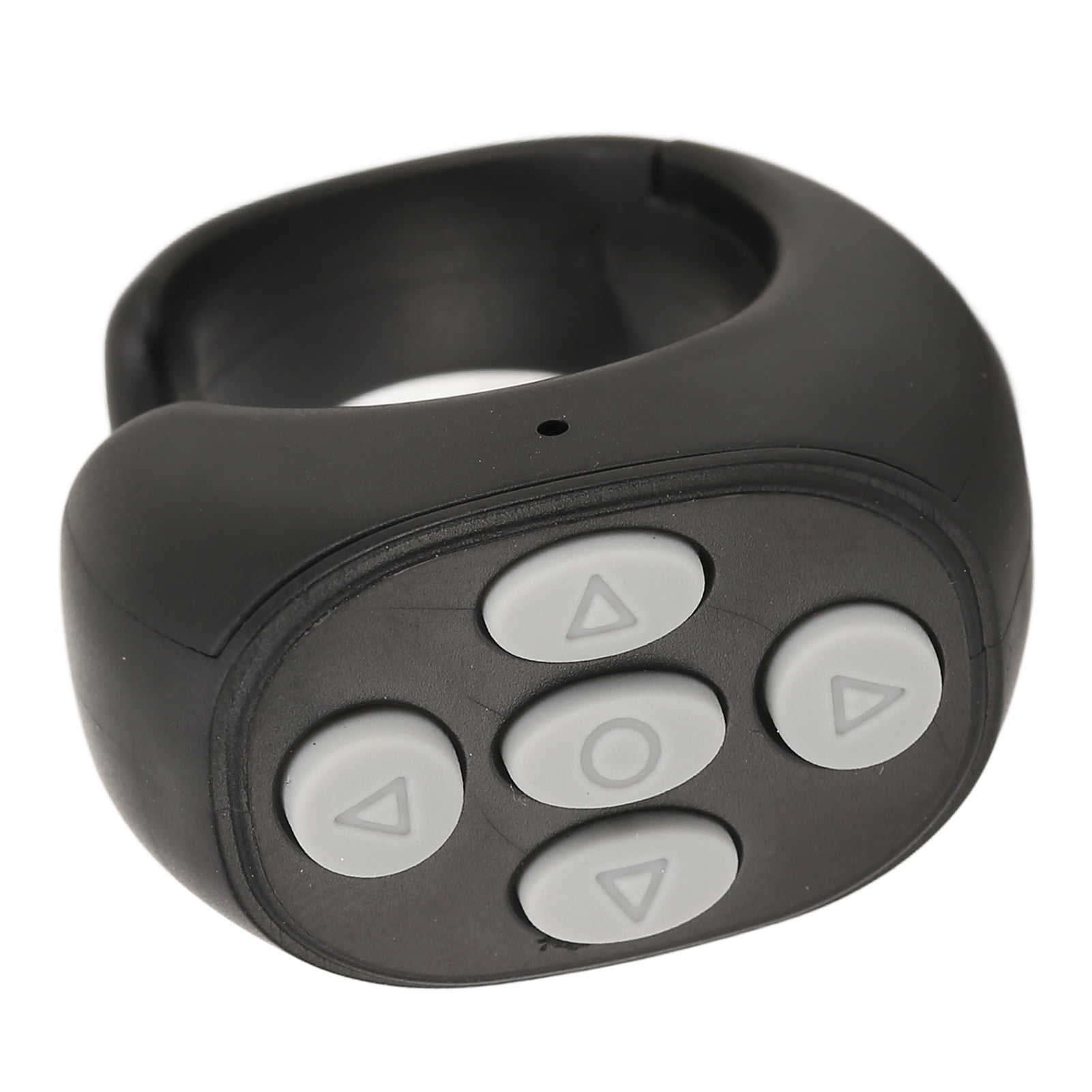 Télécommande Bluetooth TikTok & Selfie – Tourne-Page, Obturateur Photo, Contrôle Vidéo IOS/Android – Noir Compact