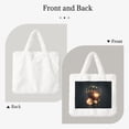 thumbnail image 2 of Yiaed Creative Poker Print Fluffy Shoulder Bag Plush Bags Women Ladies Tote Bag Fluffy White Furry Purse Handbag for Autumn and Winter, 2 of 7