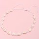 thumbnail image 4 of Guardurnaity Collar Moda Verano Playa Conchas Gargantilla Seashell Colgante Cuerda Cadenas Ropa Mujer Fiesta Cumpleaños Hecho a mano Accesorios de disfraces Blanco NL320-01, 4 of 6