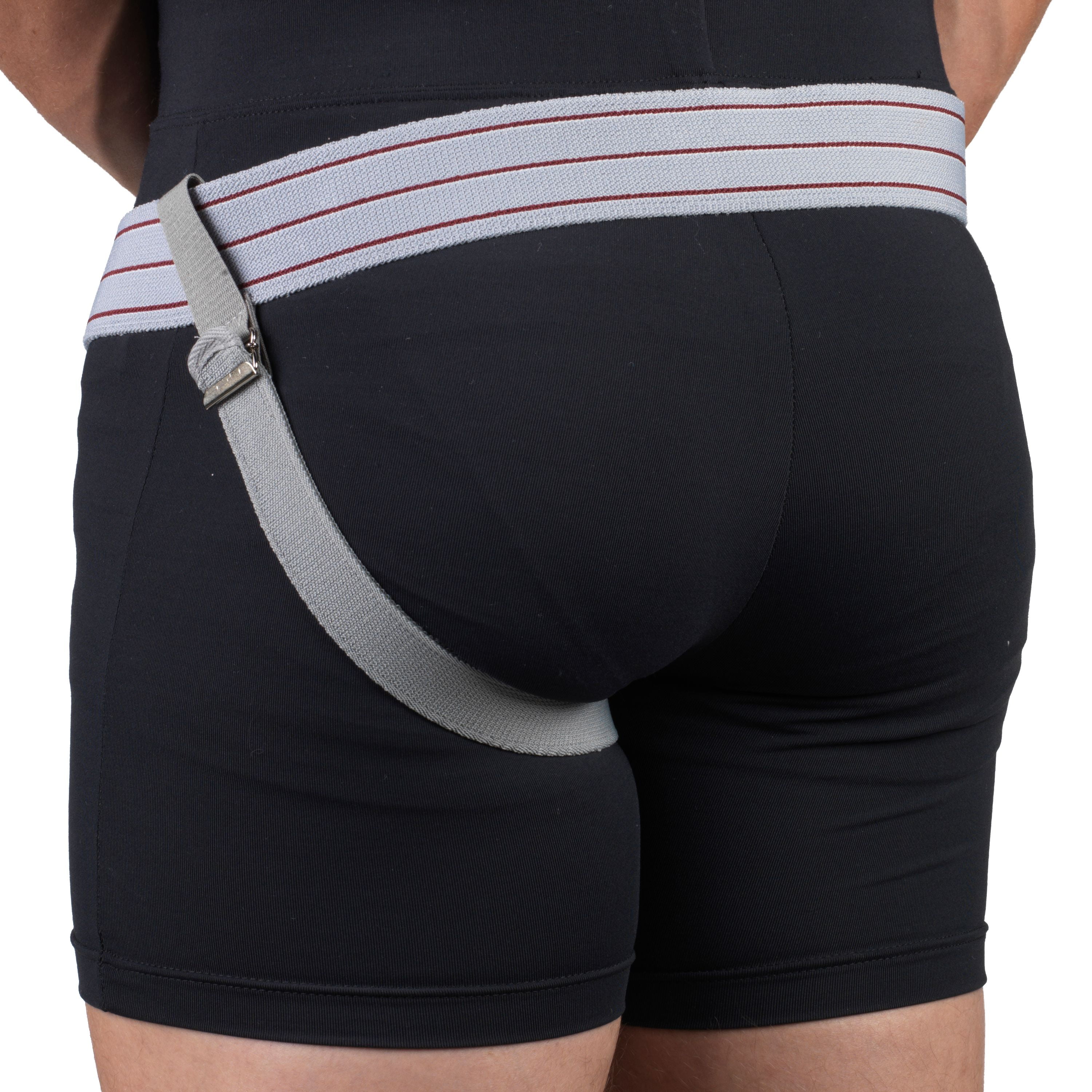 OTC Single Hernia Truss, Left Side, Grey, X-Large
