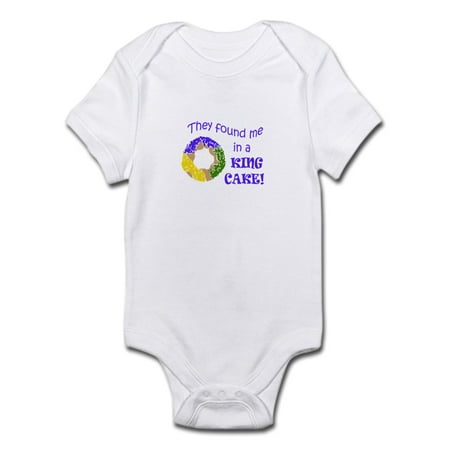 

CafePress - FOUND ME IN A KING CAKE Body Suit - Baby Light Bodysuit