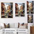 thumbnail image 4 of Designart "Factories Industrial euphony I" Cityscapes Canvas Art Print, 4 of 5