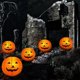 thumbnail image 2 of 12pcs Halloween Pumpkin Lantern Pumpkin Hanging Paper Lanterns For Halloween Indoor Outdoor, 8, 2 of 3