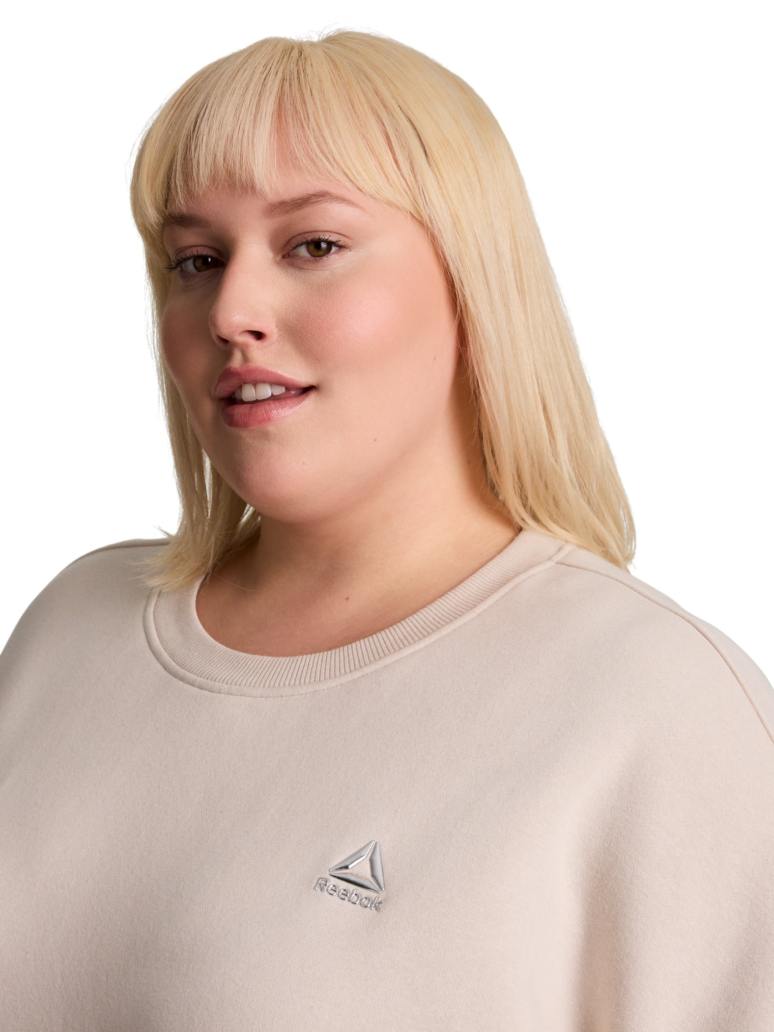 Reebok Women's Game Day Fleece Oversize Crewneck Sweatshirt, Size XS-4X