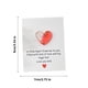 thumbnail image 1 of Mini tarjeta de bolsillo con forma de corazón y mensaje de felicitación | Regalo portátil para aliviar la ansiedad | Para mesita de noche, escritorio o bolsillo, 1 of 6