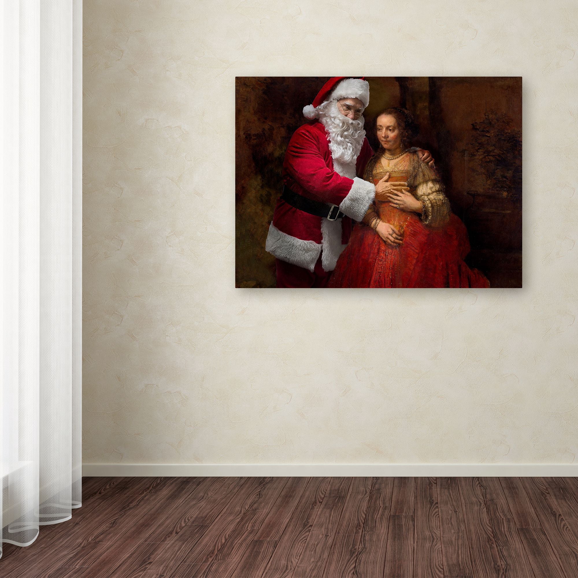 Trademark Fine Art 'Rembrandt-The Jewish Bride' Canvas Art by Ed Wheeler